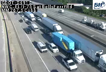 I-75 at Bells Ferry Rd (Express Lanes)