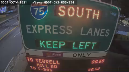 I-75 at I-75 (Express Lanes)