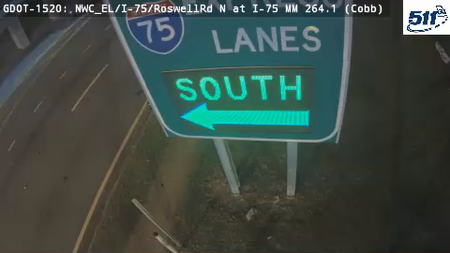 I-75 at I-75 (Express Lanes)