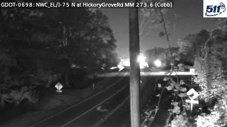 I-75 at I-75/Hickory Grove Rd N (Express Lanes)