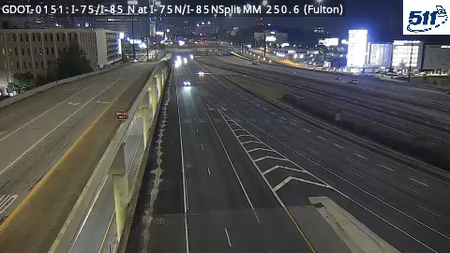 I-75 at I-75N/I-85NSplit