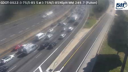 I-75 at I-75N/I-85NSplit
