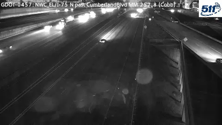 I-75 past Cumberland Blvd (Express Lanes)