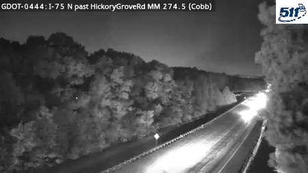 I-75 past Hickory Grove Rd