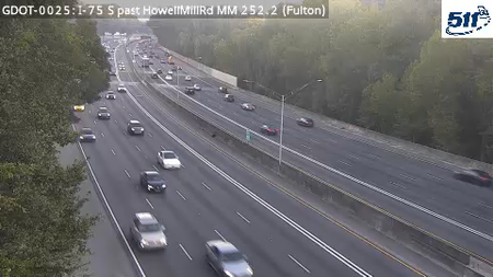 I-75 past Howell Mill Rd