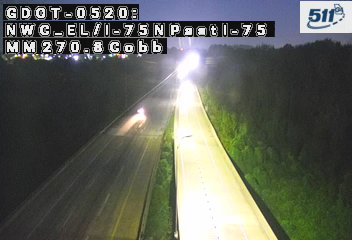 I-75 past I-75 (Express Lanes)
