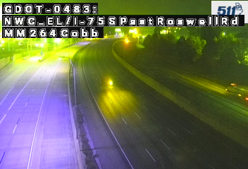 I-75 past Roswell Rd (Express Lanes)