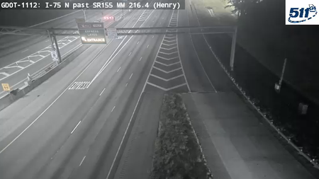 I-75 past SR155 (Express Lanes)