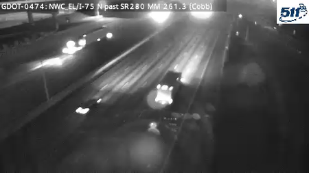 I-75 past SR280 (Express Lanes)