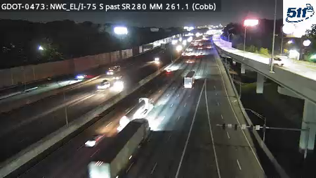 I-75 past SR280 (Express Lanes)