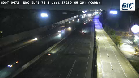 I-75 past SR280 (Express Lanes)