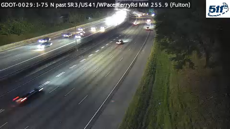 I-75 past SR3/US41/WPaces Ferry Rd