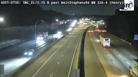 I-75 past Walt Stephens Rd (Express Lanes)