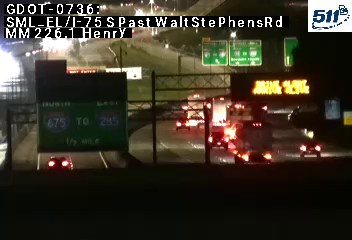 I-75 past Walt Stephens Rd (Express Lanes)