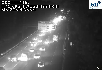 I-75 past Woodstock Rd