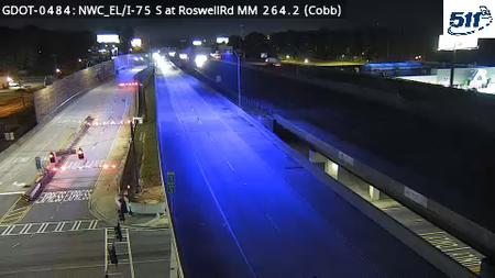 I-75 at Roswell Rd (Express Lanes)