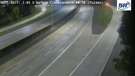 I-85 before Cleveland Ave