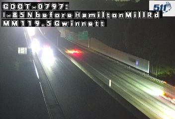 I-85 before Hamilton Mill Rd