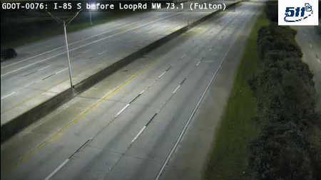 I-85 before Loop Rd