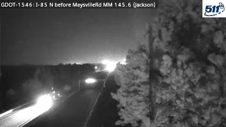 I-85 before Maysville Rd