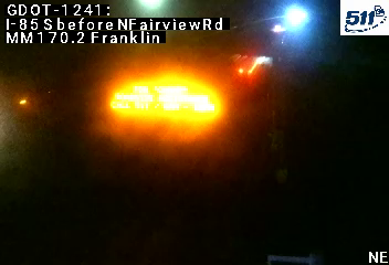 I-85 before NFairview Rd