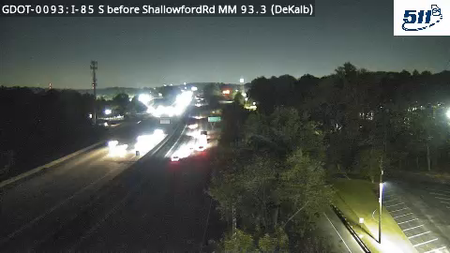 I-85 before Shallowford Rd