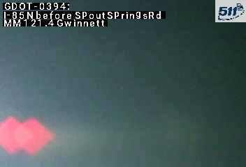 I-85 before Spout Springs Rd