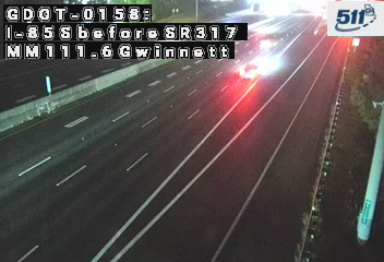 I-85 before SR317