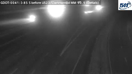 I-85 before US23/Clarimont Rd