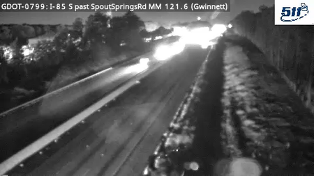 I-85 past Spout Springs Rd