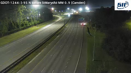 I-95 before St Marys Rd