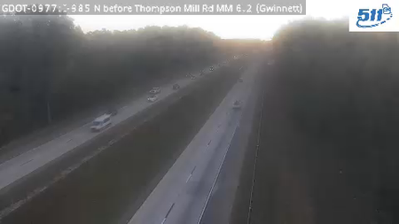 I-985 before Thompson Mill Rd