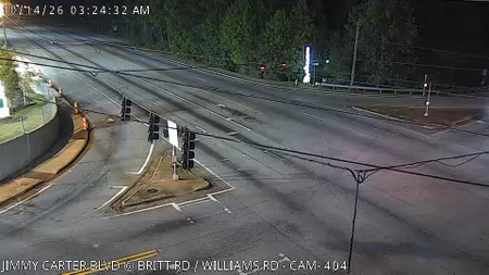 Jimmy Carter Blvd at Britt Rd
