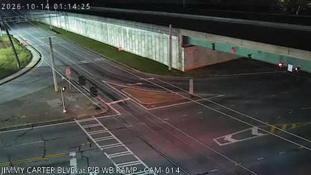 Jimmy Carter Blvd at PIB WB Ramp