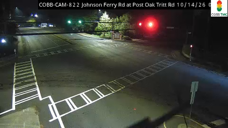 Johnson Ferry Rd at Post Oak Tritt Rd