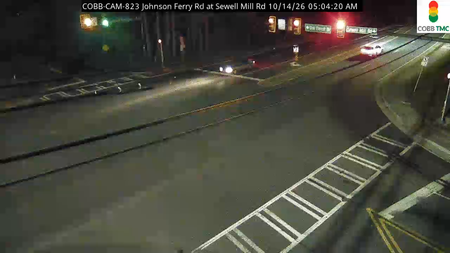 Johnson Ferry Rd at Sewell Mill Rd