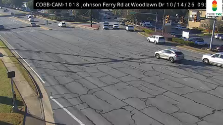Johnson Ferry Rd at Woodlawn Dr