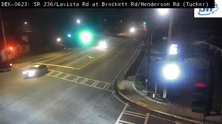 Lavista Rd at Brockett Rd/Henderson Rd