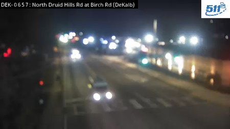N Druid Hills Rd at Birch Rd