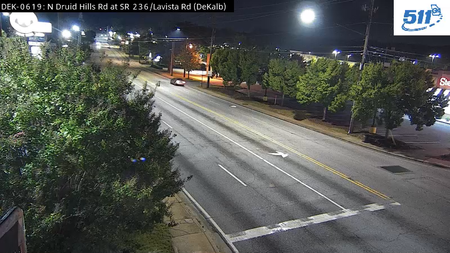 N Druid Hills Rd at SR 236/La Vista Rd