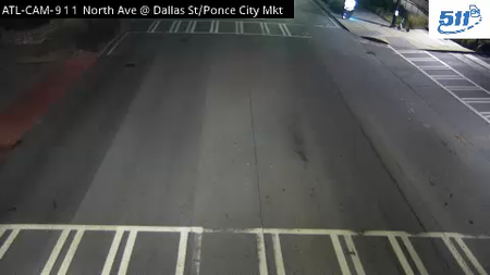North Ave at Dallas St/Ponce City Mkt
