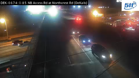 Northcrest Rd at I-85 NB Frontage Rd