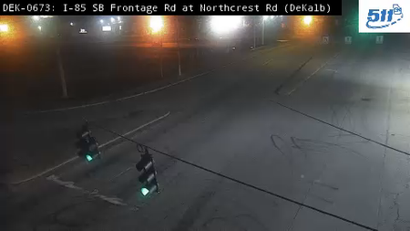 Northcrest Rd at I-85 SB Frontage Rd