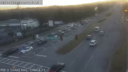Peachtree Industrial Blvd at Shake Rag Rd NW