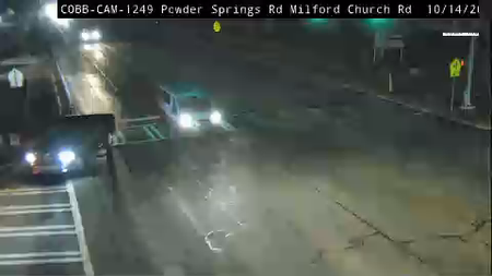 Powder Springs Rd at Milford Church Rd