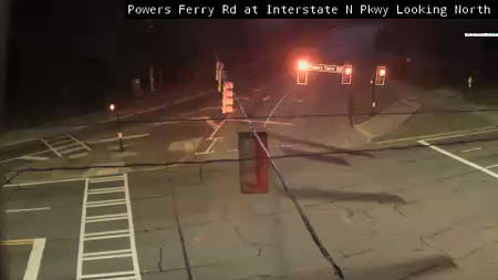 Powers Ferry Rd at Interstate N Pkwy North