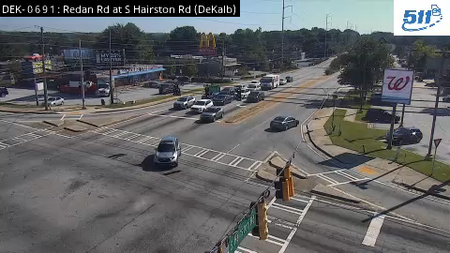 Redan Rd at S Hairston Rd