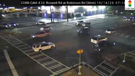 Roswell Rd at Robinson Rd West