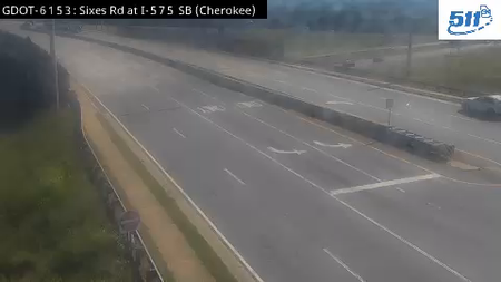 Sixes Rd at I-575 SB