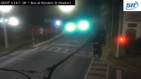 SR 1 Bus at Hendrix St